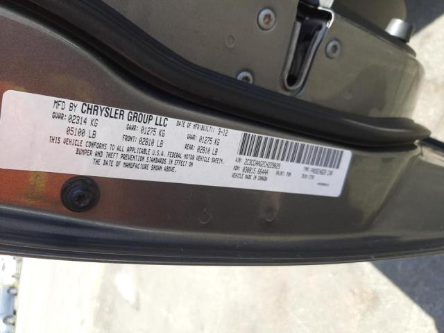 Photo 10 from auction – 2012 CHRYSLER 300 with VIN 2C3CCAAG2CH229029