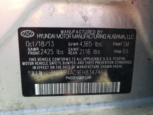 Photo 10 from auction – 2014 HYUNDAI SONATA GLS with VIN 5NPEB4AC9EH834746