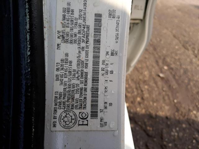 Photo 10 from auction – 2014 FORD FIESTA SE with VIN 3FADP4EJ9EM143934