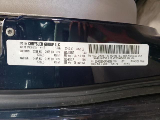 Photo 10 from auction – 2013 DODGE GRAND CARA with VIN 2C4RDGBG4DR746980
