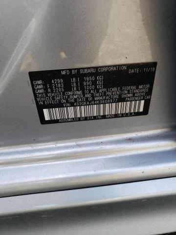 Photo 10 from auction – 2019 SUBARU IMPREZA SP with VIN 4S3GKAJ64K3608977