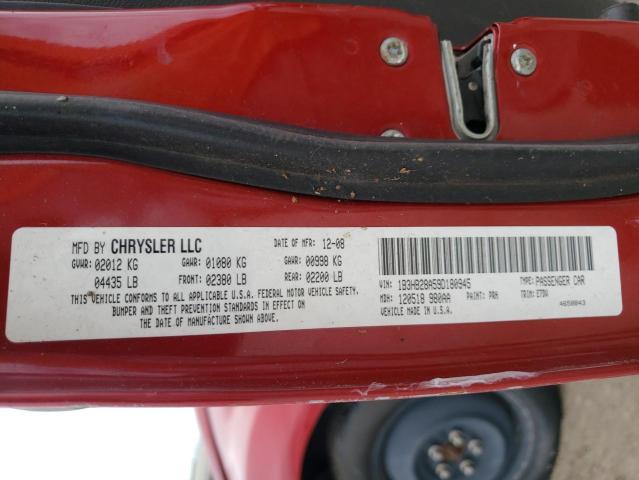 Photo 10 from auction – 2009 DODGE CALIBER SE with VIN 1B3HB28A59D180945