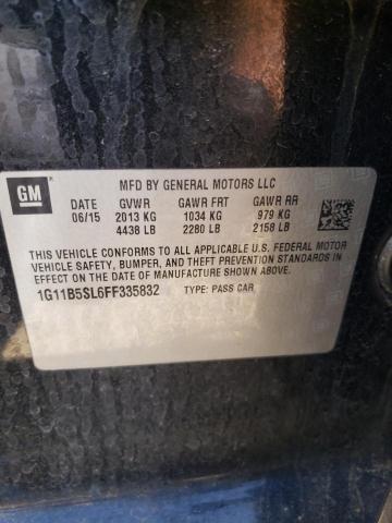 Photo 10 from auction – 2015 CHEVROLET MALIBU LS with VIN 1G11B5SL6FF335832