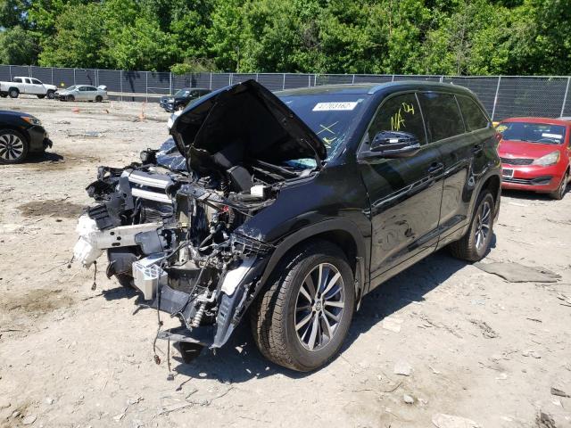 Photo 2 from auction – 2017 TOYOTA HIGHLANDER with VIN 5TDJZRFH7HS390471