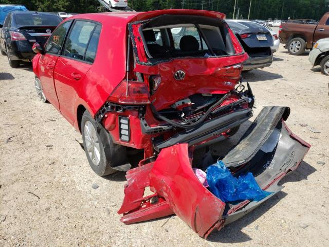 Photo 3 from auction – 2017 VOLKSWAGEN GOLF S with VIN 3VW217AU9HM045959