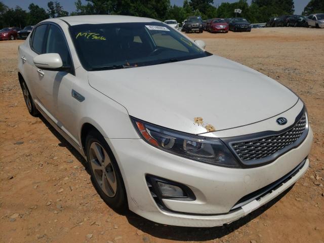 KIA OPTIMA HYB 2015 with VIN KNAGM4AD9F5083092 - Photo from auction