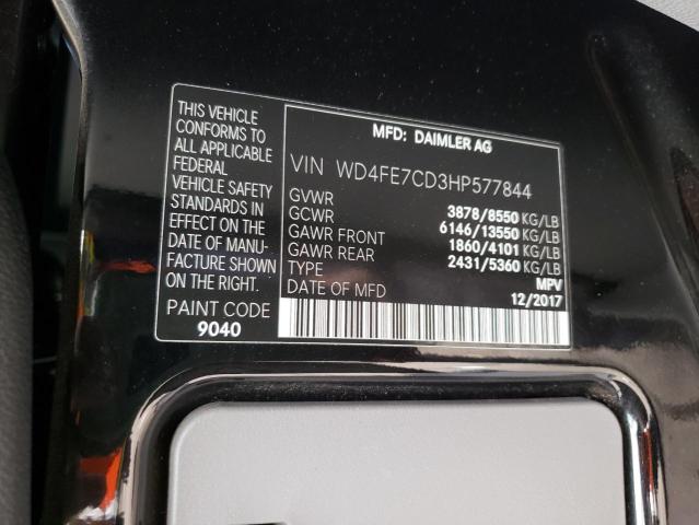 Photo 10 from auction – 2017 MERCEDES-BENZ SPRINTER 2 with VIN WD4FE7CD3HP577844