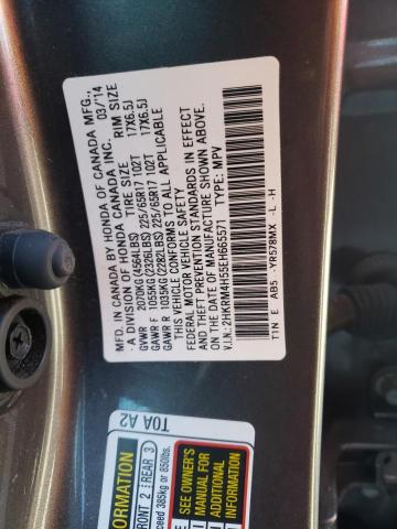Photo 10 from auction – 2014 HONDA CR-V EX with VIN 2HKRM4H55EH665571