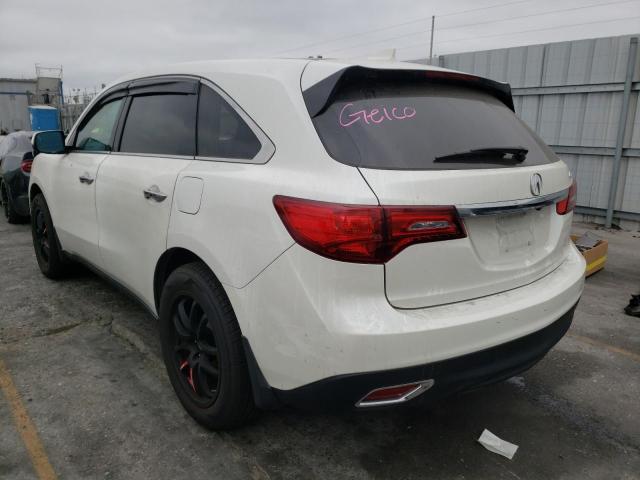Photo 3 from auction – 2014 ACURA MDX TECHNO with VIN 5FRYD3H44EB003149