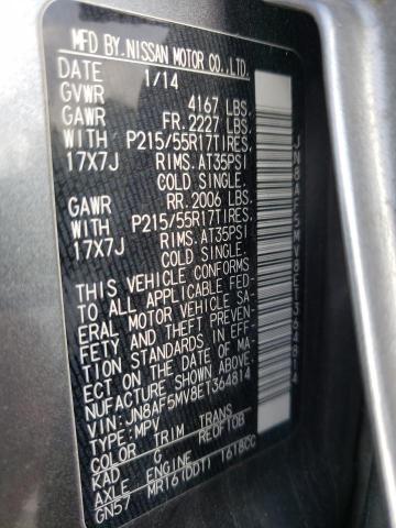 Photo 10 from auction – 2014 NISSAN JUKE S with VIN JN8AF5MV8ET364814