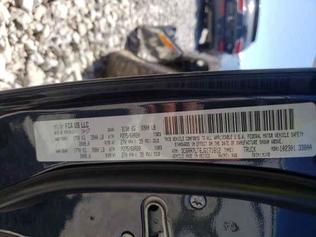 Photo 10 from auction – 2018 RAM 1500 SLT with VIN 3C6RR7LT6JG171612