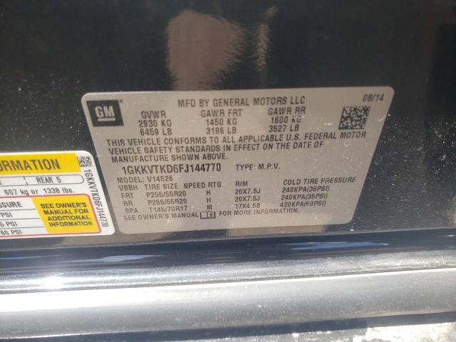 Photo 10 from auction – 2015 GMC ACADIA DEN with VIN 1GKKVTKD6FJ144770