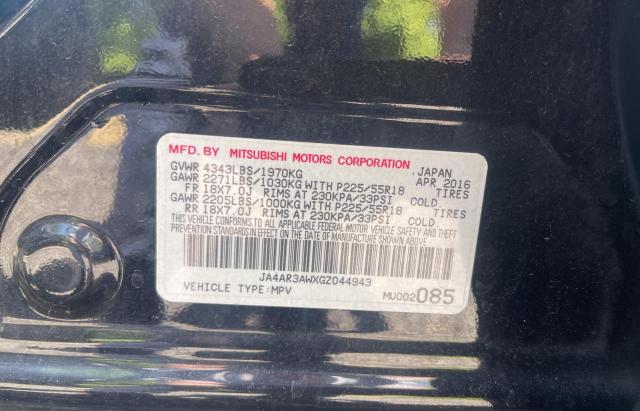 Photo 10 from auction – 2016 MITSUBISHI OUTLANDER with VIN JA4AR3AWXGZ044943