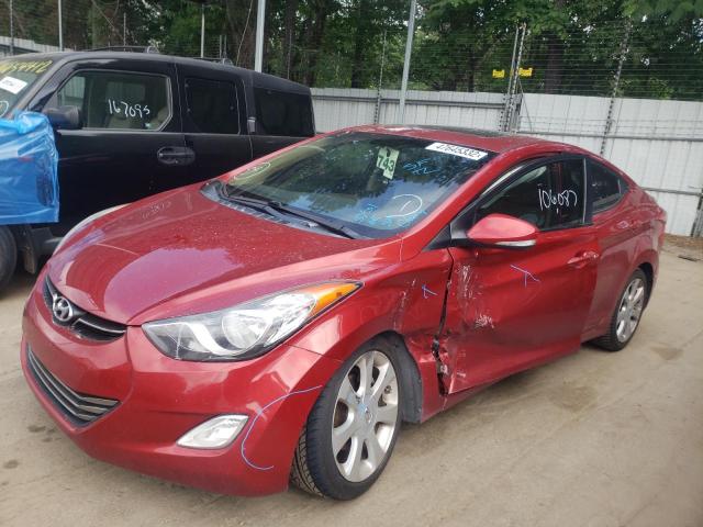 Photo 2 from auction – 2012 HYUNDAI ELANTRA GL with VIN KMHDH4AE5CU352575