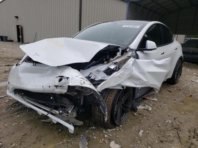 Photo 2 from auction – 2021 TESLA MODEL Y with VIN 5YJYGDEF2MF304330