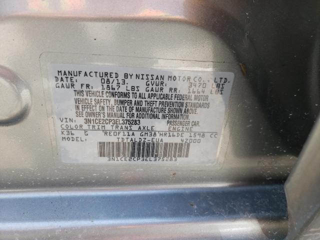 Photo 10 from auction – 2014 NISSAN VERSA NOTE with VIN 3N1CE2CP3EL375283