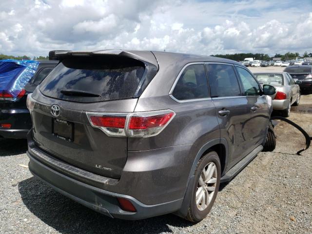 Photo 4 from auction – 2015 TOYOTA HIGHLANDER with VIN 5TDBKRFH4FS116456