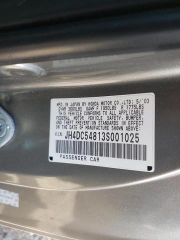 Photo 10 from auction – 2003 ACURA RSX with VIN JH4DC54813S001025