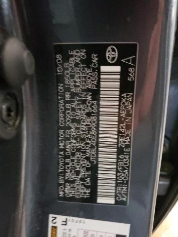 Zdjęcie 10 z aukcji – 2009 TOYOTA COROLLA BA z VIN JTDBL40E899081664