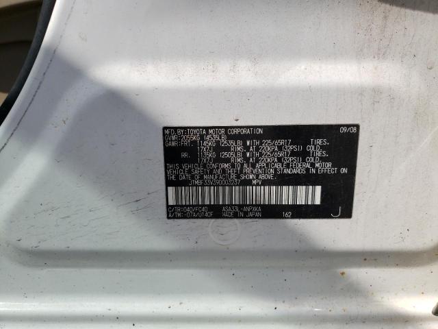 Photo 10 from auction – 2009 TOYOTA RAV4 with VIN JTMBF33V39D003237