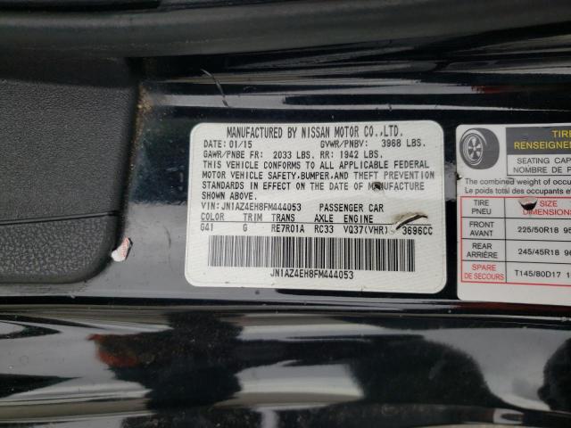 Photo 10 from auction – 2015 NISSAN 370Z BASE with VIN JN1AZ4EH8FM444053
