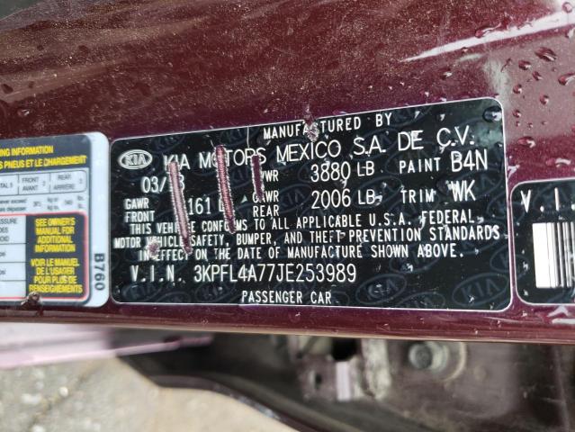 Photo 10 from auction – 2018 KIA FORTE LX with VIN 3KPFL4A77JE253989