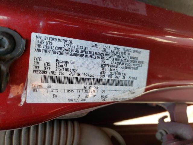 Photo 10 from auction – 2013 FORD FOCUS SE with VIN 1FADP3F26DL107233