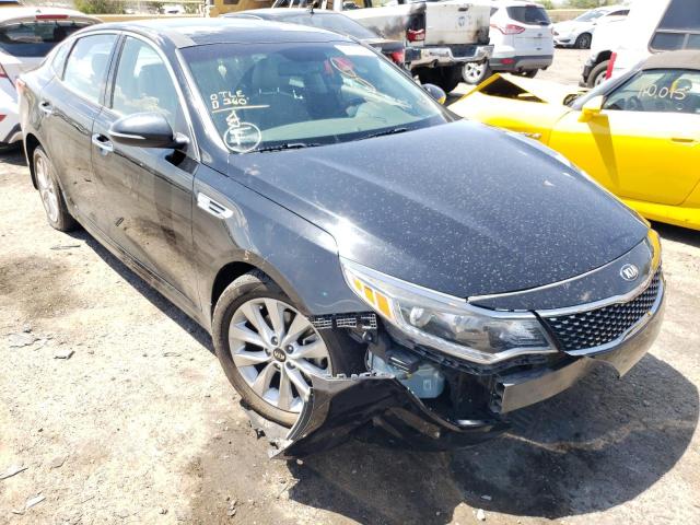 KIA OPTIMA EX 2018 with VIN 5XXGU4L32JG198712 - Photo from auction