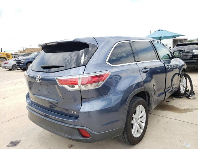 Photo 4 from auction – 2014 TOYOTA HIGHLANDER with VIN 5TDZARFHXES006334