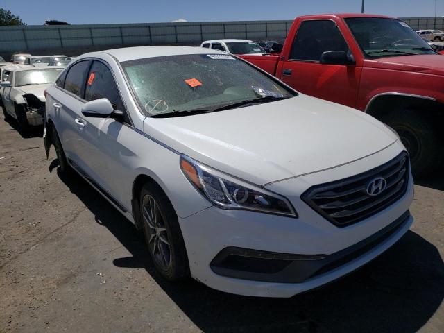 HYUNDAI SONATA SPO 2017 with VIN 5NPE34AB7HH440218 - Photo from auction