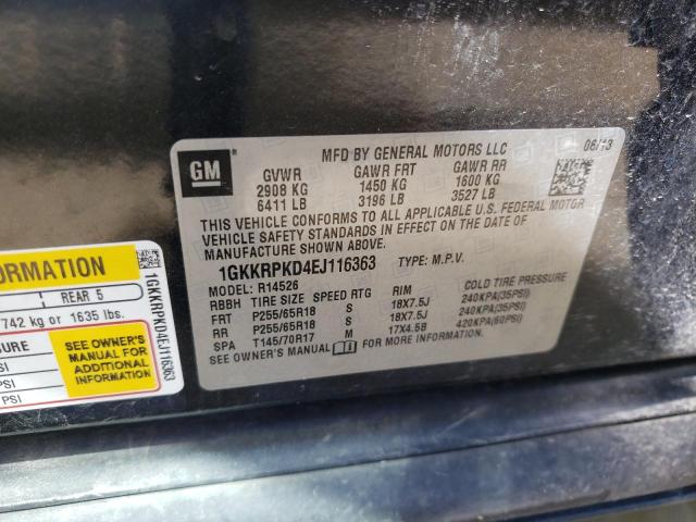 Photo 10 from auction – 2014 GMC ACADIA SLE with VIN 1GKKRPKD4EJ116363