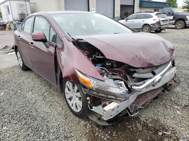HONDA CIVIC LX 2012 with VIN JHMFB2F59CS006051 - Photo from auction