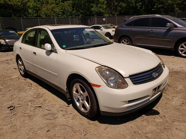 INFINITI G35 2003 with VIN JNKCV51E13M329596 - Photo from auction