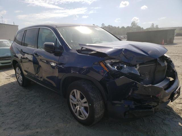 HONDA PILOT LX 2018 with VIN 5FNYF6H10JB027414 - Photo from auction