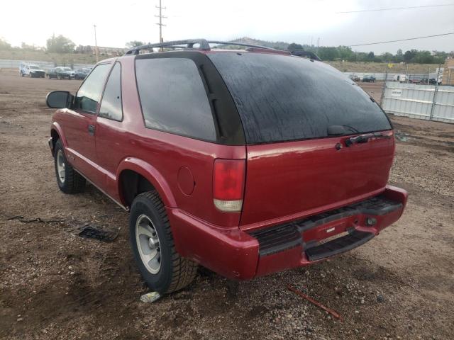 Photo 3 from auction – 2000 CHEVROLET BLAZER with VIN 1GNCS18W3YK137317