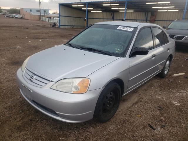 Photo 2 from auction – 2001 HONDA CIVIC LX with VIN 2HGES16571H520445