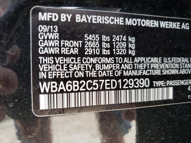 Photo 10 from auction – 2014 BMW 650 I GRAN with VIN WBA6B2C57ED129390