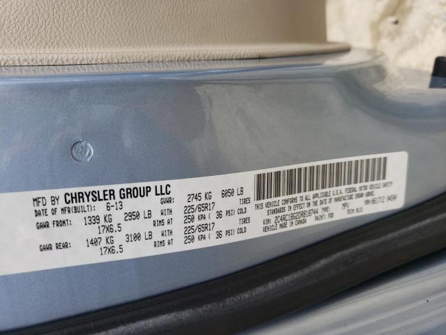 Photo 10 from auction – 2013 CHRYSLER TOWN & COU with VIN 2C4RC1BG2DR818744