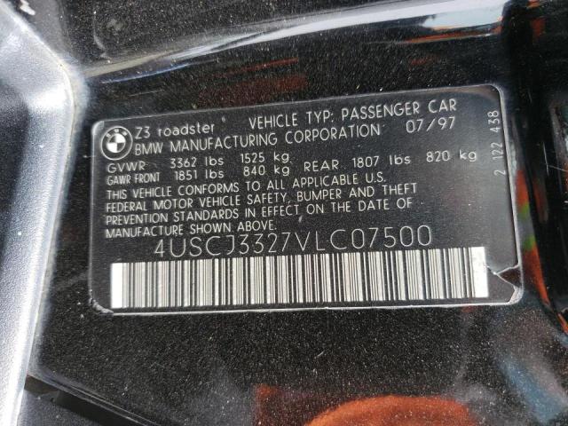 Photo 10 from auction – 1997 BMW Z3 2.8 with VIN 4USCJ3327VLC07500