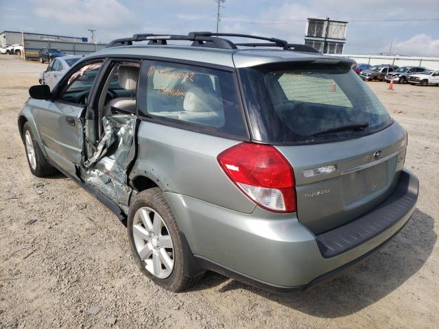 Photo 3 from auction – 2009 SUBARU OUTBACK 2. with VIN 4S4BP61C697331181