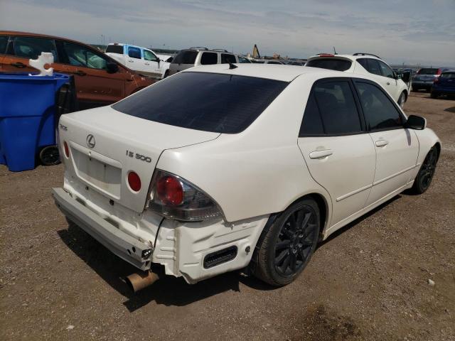 Photo 4 from auction – 2001 LEXUS IS 300 with VIN JTHBD182510032046