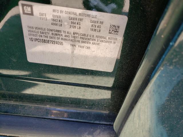 Photo 10 from auction – 2014 CHEVROLET CRUZE with VIN 1G1PC5SB3E7224095