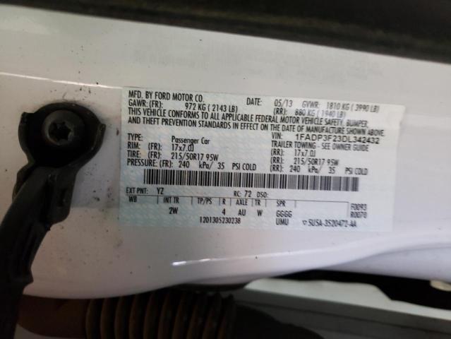 Фото 10 с аукциона – 2013 FORD FOCUS SE с VIN 1FADP3F23DL342432