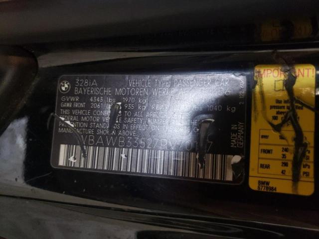 Photo 10 from auction – 2007 BMW 328 I with VIN WBAWB33527PV70187