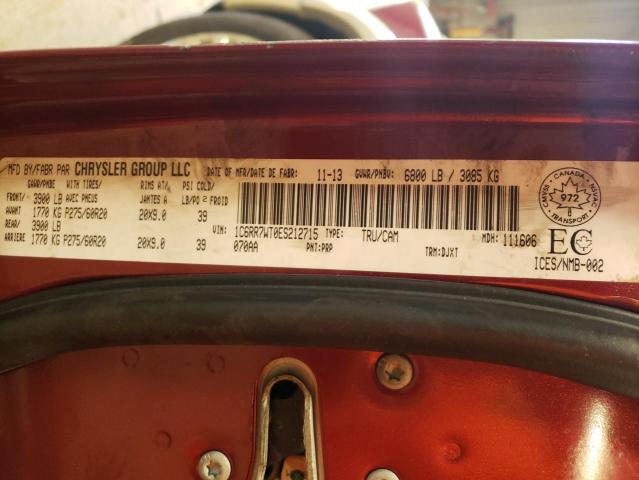 Photo 10 from auction – 2014 RAM 1500 LONGH with VIN 1C6RR7WT0ES212715