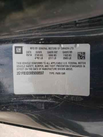 Photo 10 from auction – 2014 CHEVROLET CAMARO LT with VIN 2G1FB3D3XE9308597