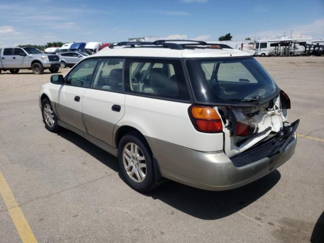 Photo 3 from auction – 2002 SUBARU LEGACY OUT with VIN 4S3BH675827620241