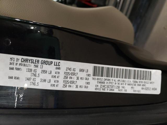 Photo 10 from auction – 2013 CHRYSLER TOWN & COU with VIN 2C4RC1BG7DR711298
