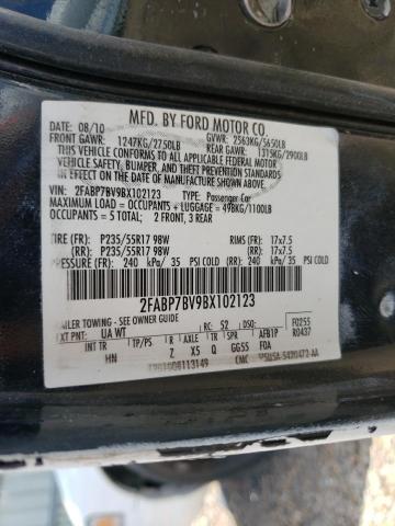 Photo 10 from auction – 2011 FORD CROWN VICT with VIN 2FABP7BV9BX102123