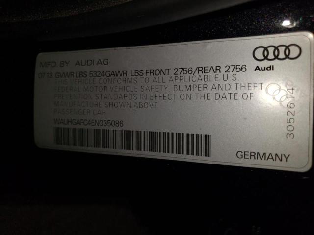 Photo 10 from auction – 2014 AUDI A6 PRESTIG with VIN WAUHGAFC4EN035086